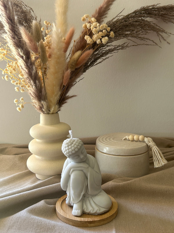 Instant Zen - Bougie artisanale parfum rituel d'encens boisé